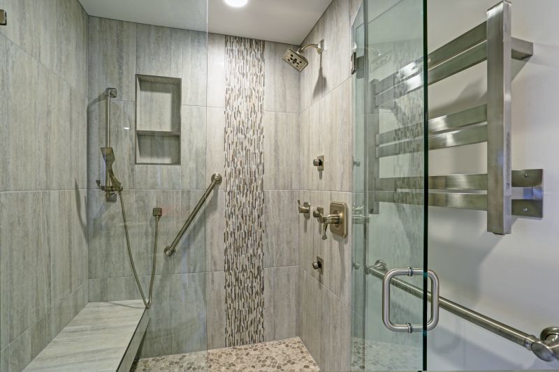 Modern Walk-in Shower with Glass Enclosure